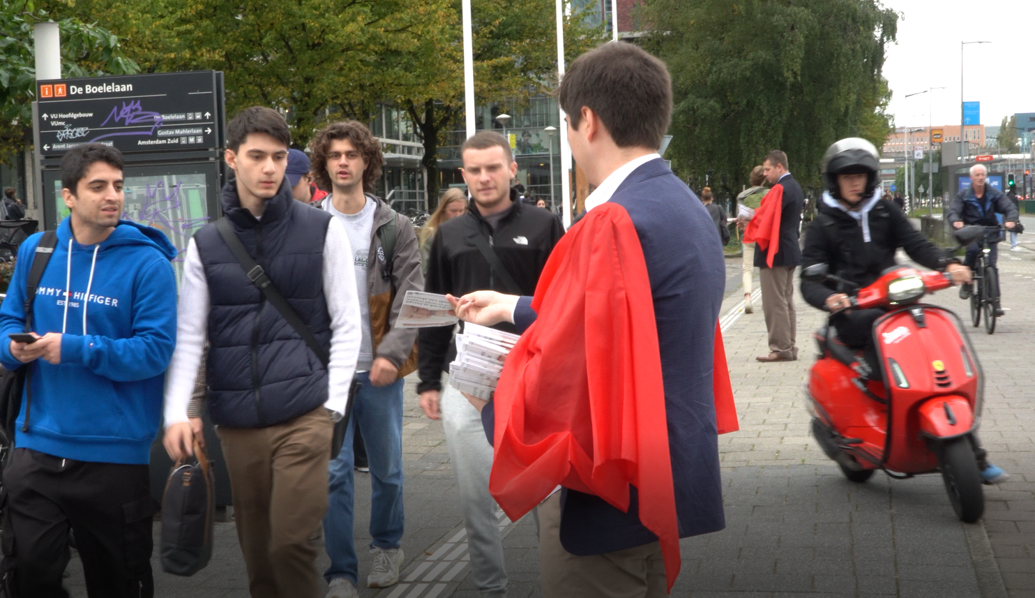 Straatcampagne bij de Vrije Universiteit: 'Eerste keer dat ik geluid tegen abortus hoor!'