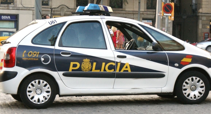 Spaanse politieauto
