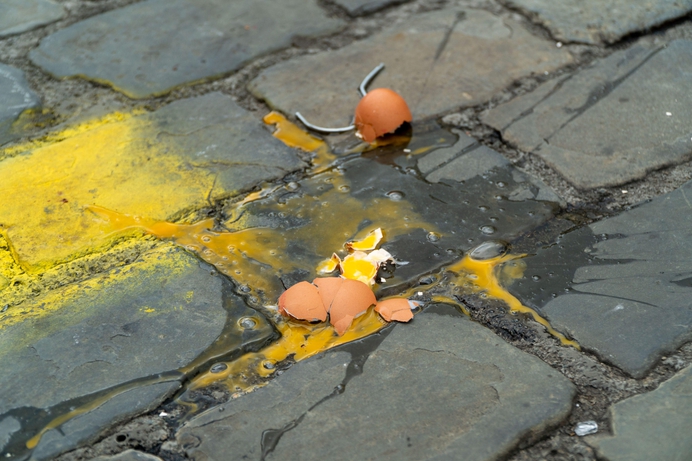 Straatcampagne in Breda en Gent: "Bekogeld met eieren maar gebed en actie werken!"