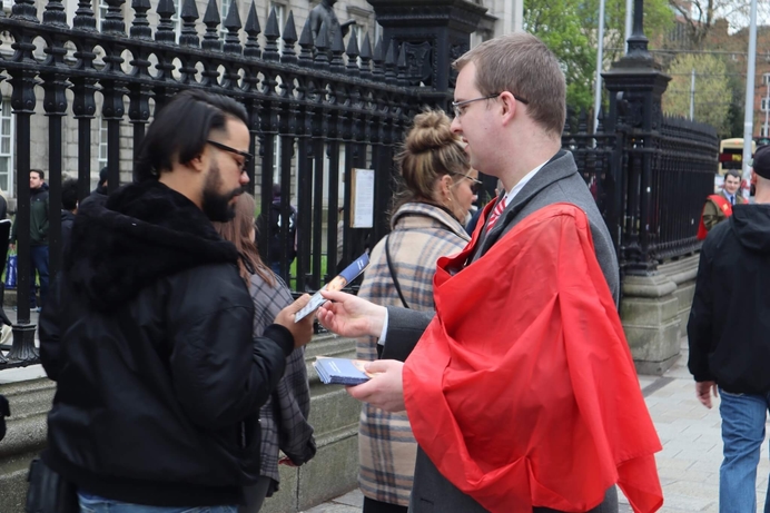 At Trinity College in defense of innocent human life