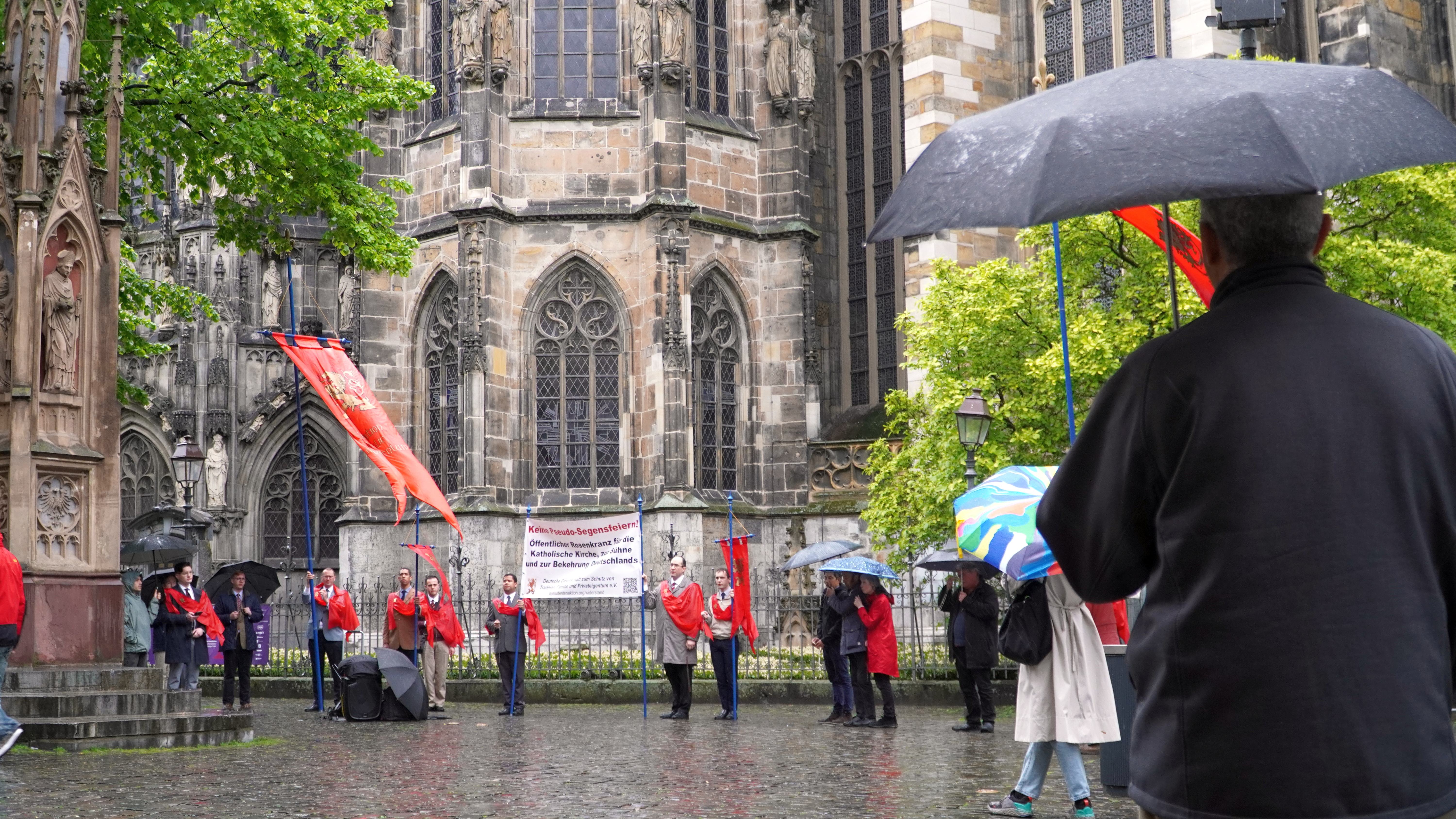 A new act of reparation in Aachen: No to Pseudo-Blessings for "Alternative Couples" in Catholic Parishes!