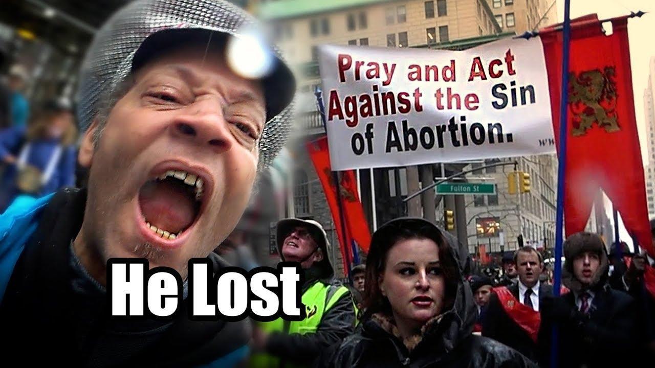 Watch: Hellish Hecklers Try to Stop Pro-Life Crusade in NYC