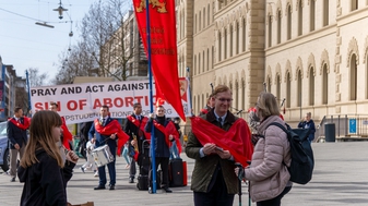 Saarbrücken says NO! to Abortion!
