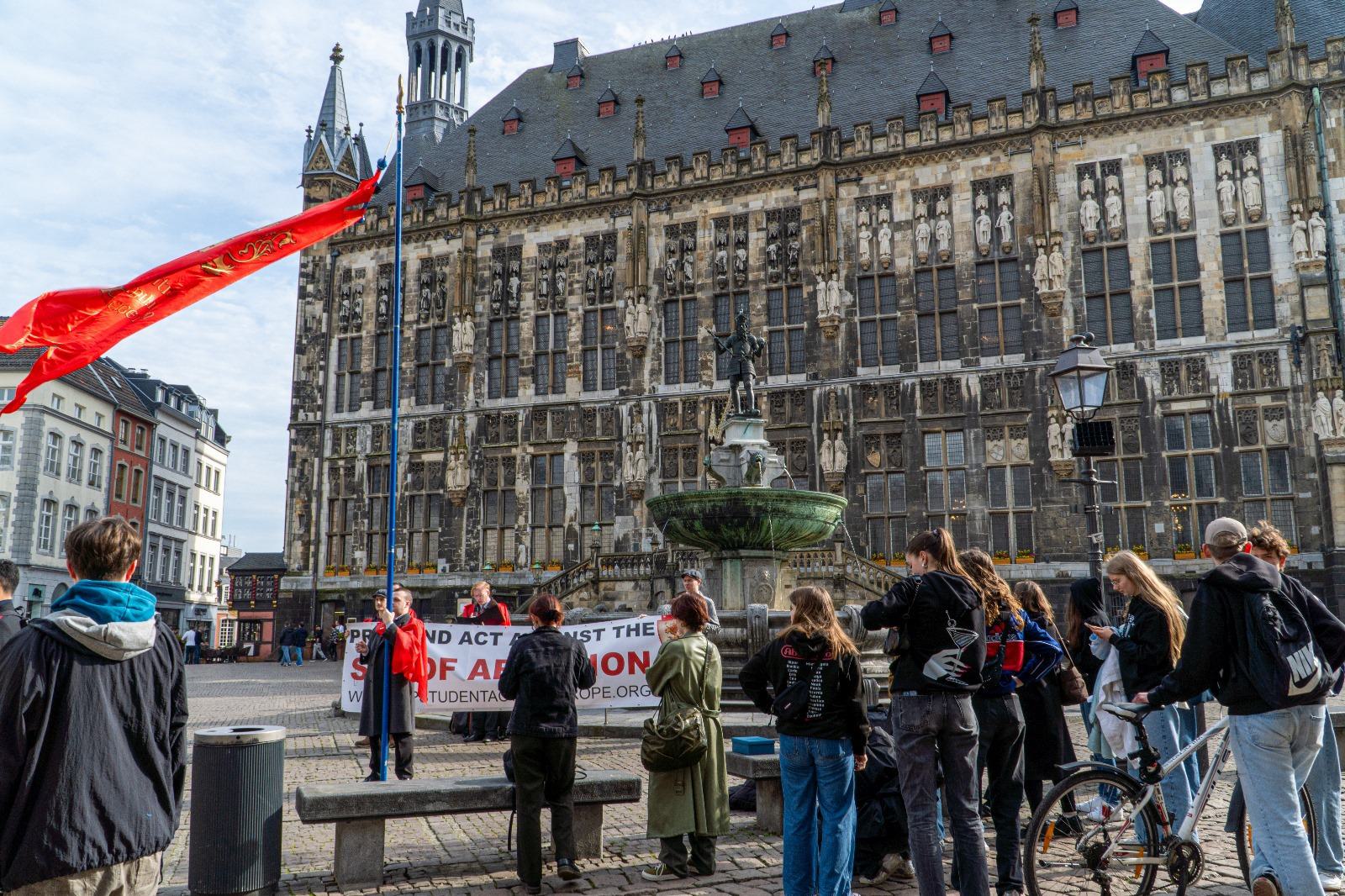 Liberals Fail to respond to Campaign against Abortion in Aachen, Germany