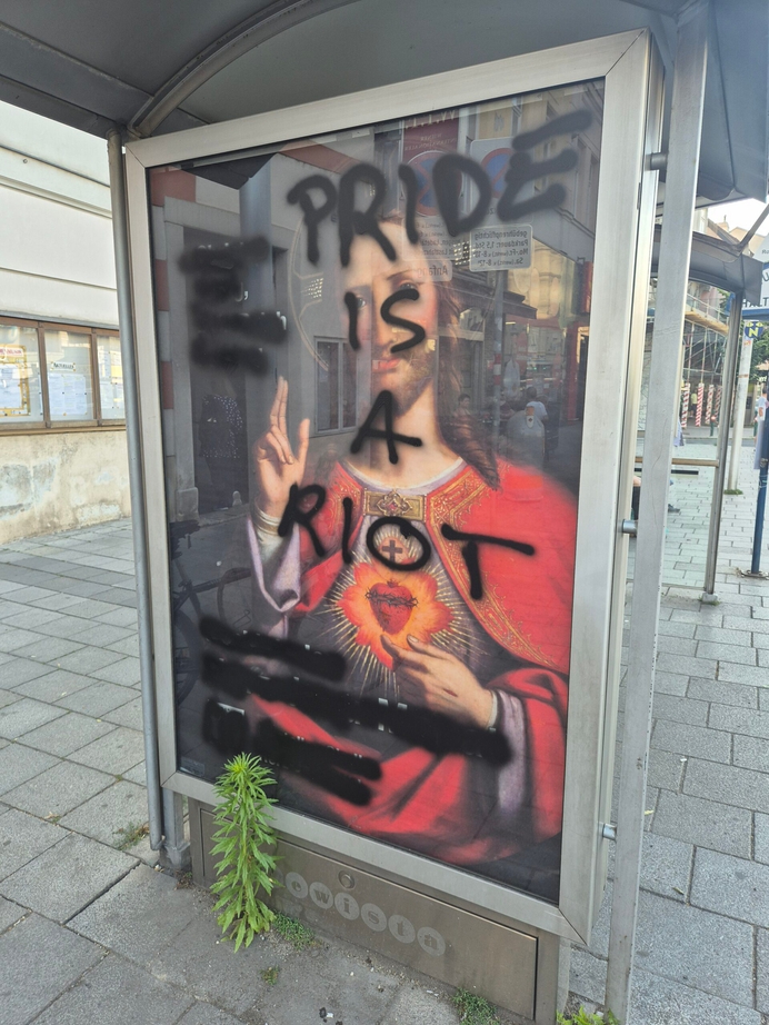 Sacred Heart Posters in Vienna Draw LGBT Activist Backlash