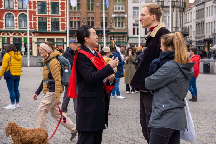 In the Heart of Bruges, we say NO to Abortion!