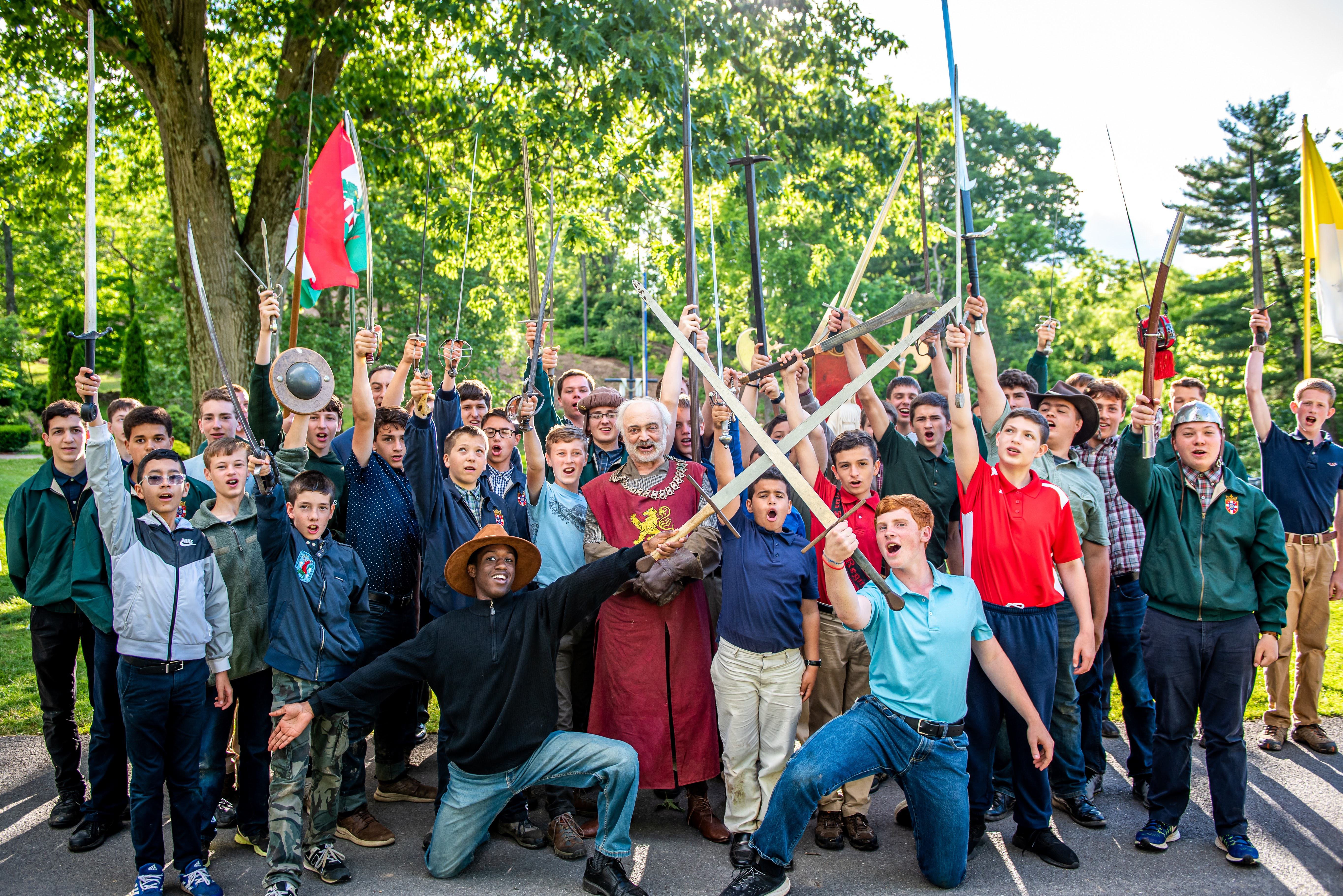 “For God, Honor  and Country!” Young Men Answer the Call to Chivalry at TFP Summer Camps
