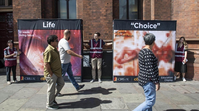 In the heart of London, the hard reality of abortion!
