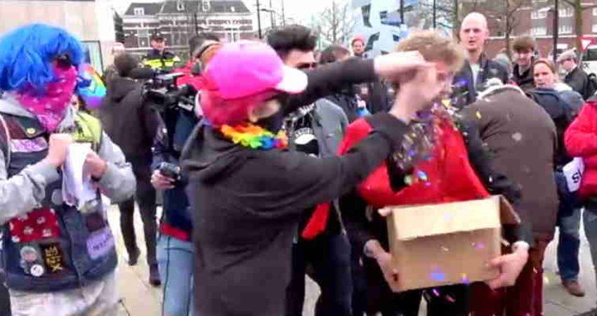 LGBT Activists Attack Peaceful Pro-Family Demonstration